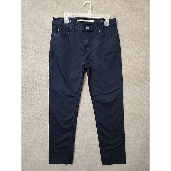 Banana Republic Travel Jean Pants Mens 31x30 Navy Blue Slim Fit Stretch - Picture 2 of 11